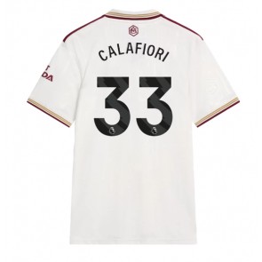 Arsenal Riccardo Calafiori #33 Tredjetrøje 2025-26 Kortærmet